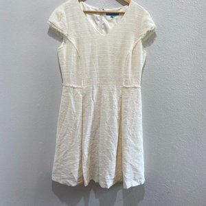 Textured Cream Size 12 Antonio Melani Dress